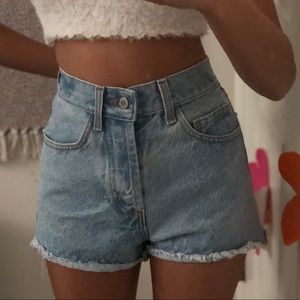 high waisted shorts
